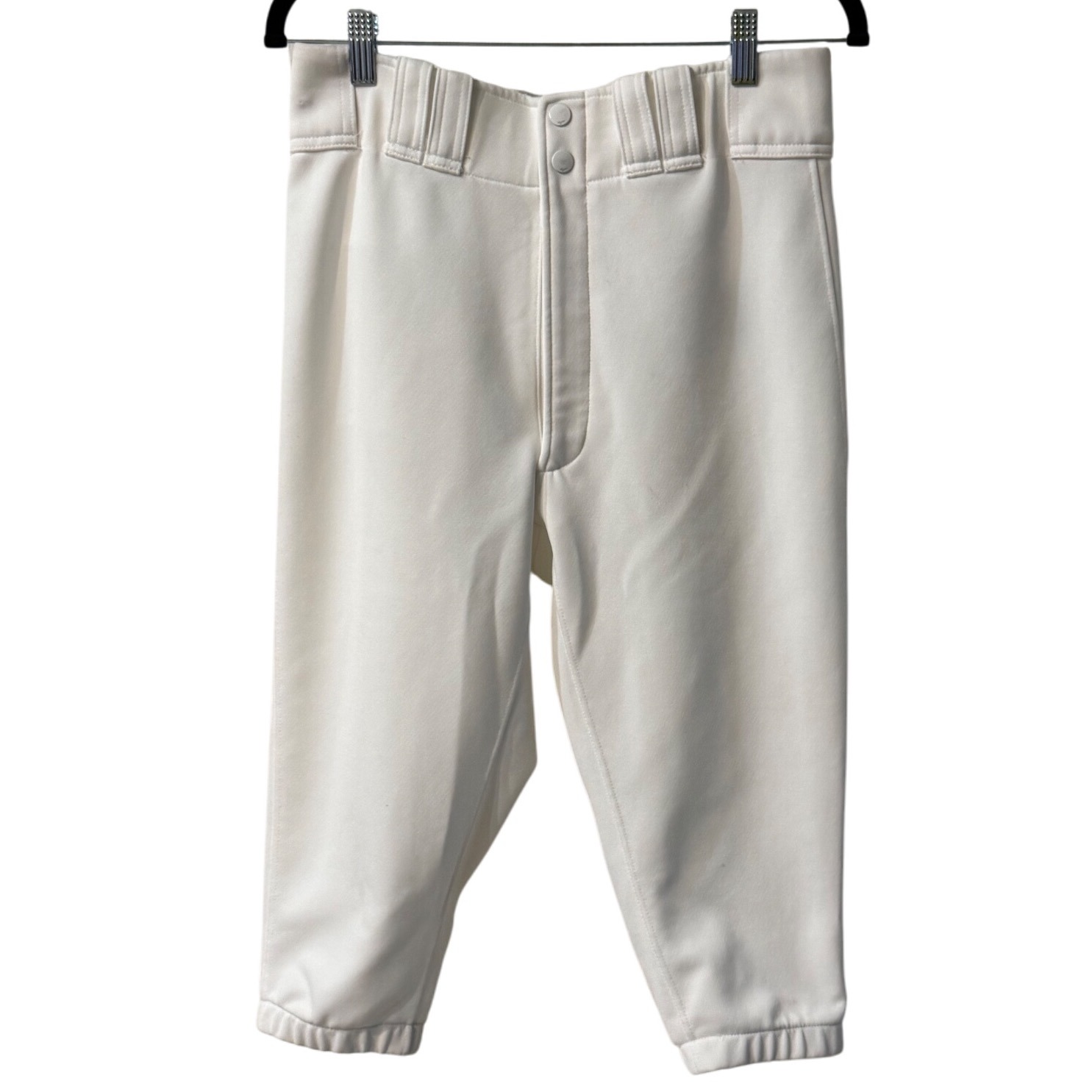 Mizuno Men's Performance Short Baseball Pant White Size M